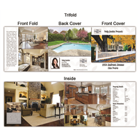 Real Estate Flyer Trifold 5.5" x 5.5" 5005