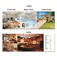 Real Estate Flyer Trifold 5.5" x 5.5" 5002