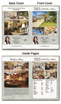 Real Estate Flyer 8.5"X11" Foldover 4004