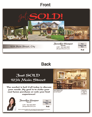 Real Estate Postcard 5.5"x11" 8002