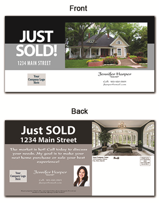 Real Estate Postcard 5.5"x11" 8004