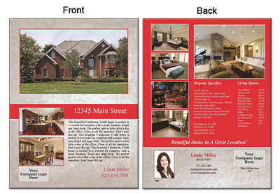 Real Estate Flyer 8.5"X11" 3009B"