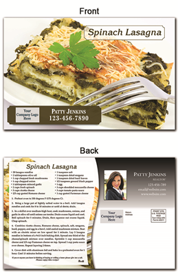 KIT Recipes: Main Dishes: Spinach Lasagna