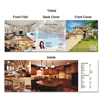 Real Estate Flyer Trifold 5.5" x 5.5" 5002