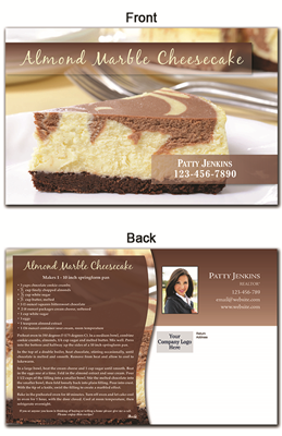 KIT Recipes: Desserts: Almond Marble Cheesecake