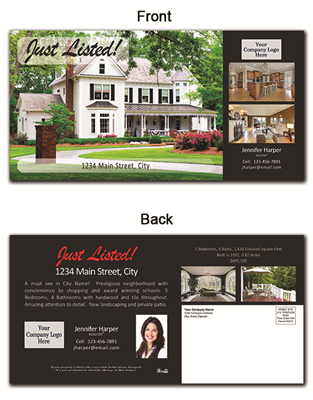 Real Estate Postcard 5.5"x11" 8010