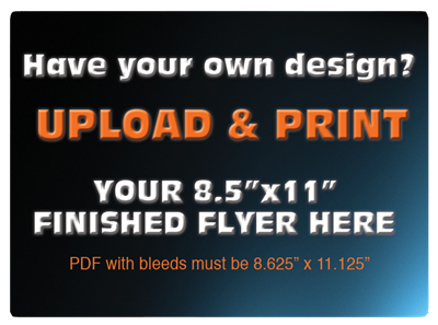 8.5"x11" Flyer