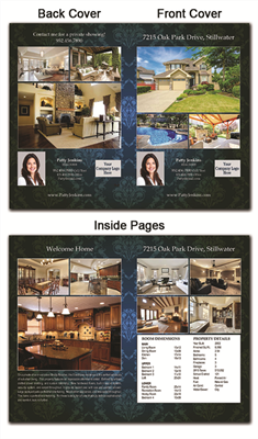 Real Estate Flyer 8.5"X11" Foldover 4003