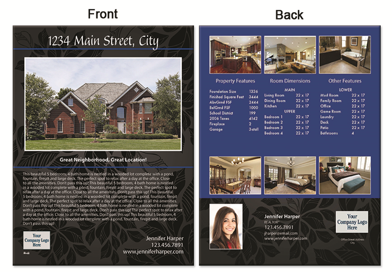 Real Estate Flyer 8 5 X11 3007 Real Estate Flyer 8 5 X11 3007