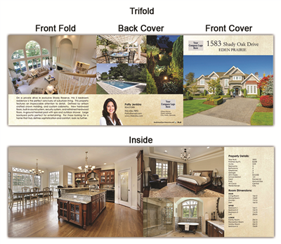 Real Estate Flyer Trifold 5.5" x 5.5" 5003