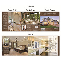 Real Estate Flyer Trifold 5.5" x 5.5" 5004