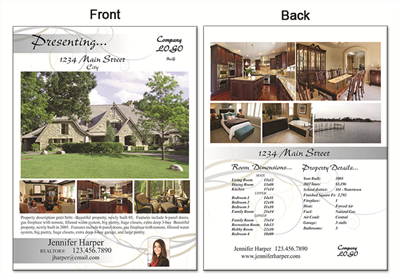 Real Estate Flyer 8.5"X11" 2998"