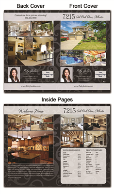 Real Estate Flyer 8.5"X11" Foldover 4005