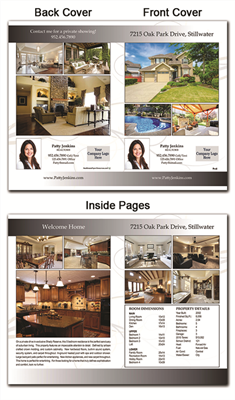 Real Estate Flyer 8.5"X11" Foldover 4002